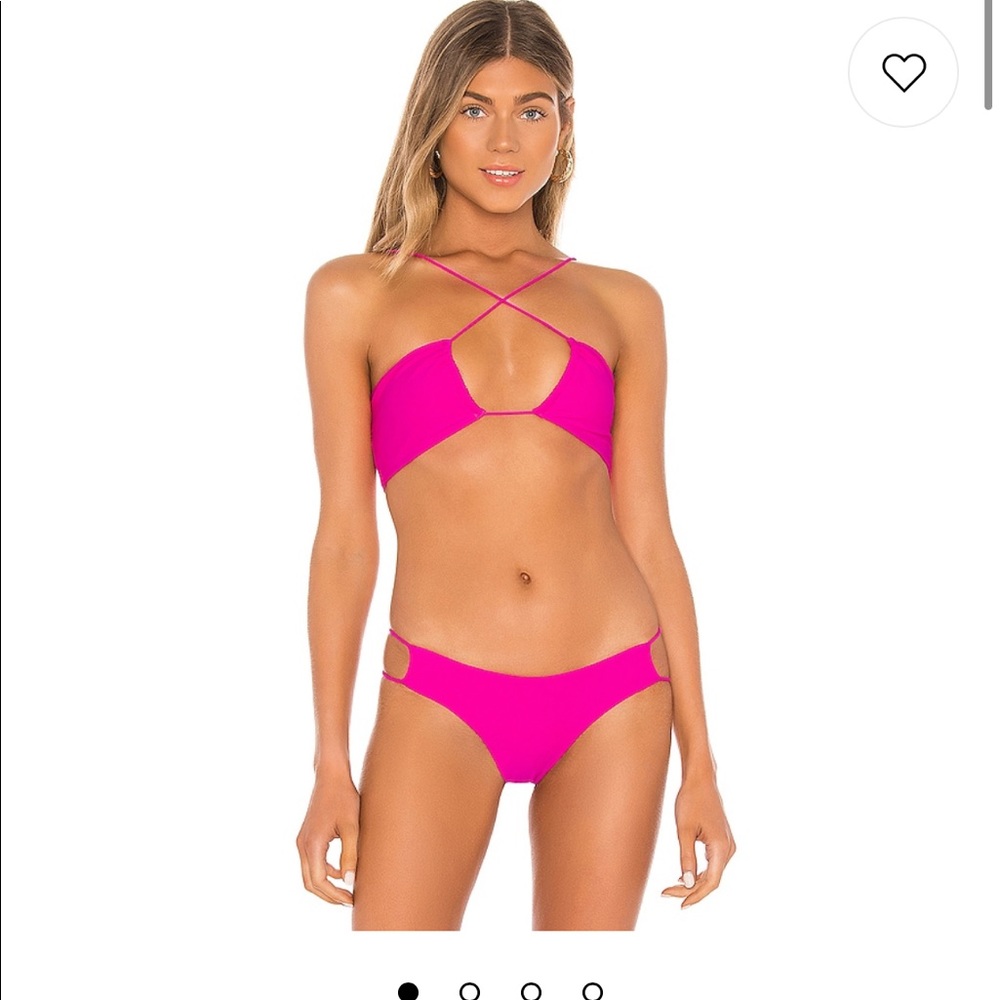 Hot pink Superdown bikini